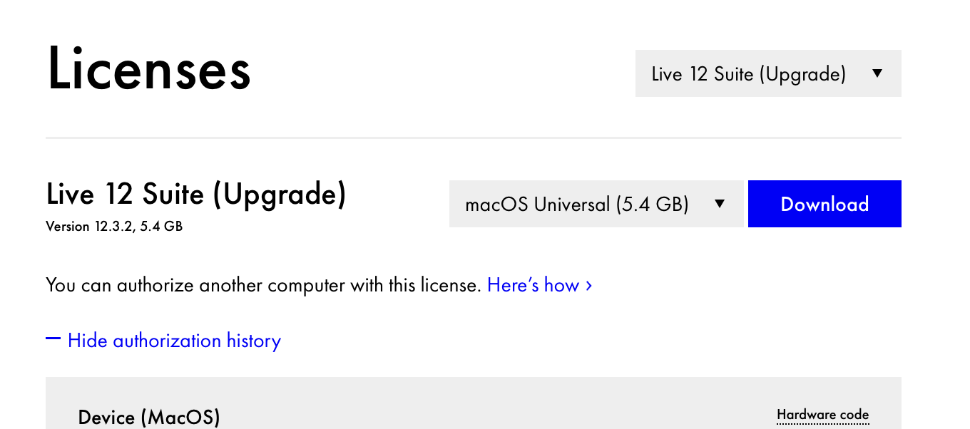 Ableton Live 12 Suite License